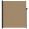 Auvent latéral rétractable taupe 220x500 cm 