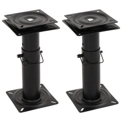Piédestaux de siège bateau 2 pcs siège pivotant à 360° réglable 