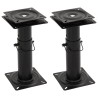 Piédestaux de siège bateau 2 pcs siège pivotant à 360° réglable 