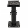 Piédestaux de siège bateau 2 pcs siège pivotant à 360° réglable 