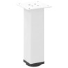 Pieds de table basse 4 pièces Blanc 30-32 cm Acier 