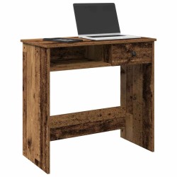 Bureau style vieux bois 80x40x75 cm bois d'ingénierie 