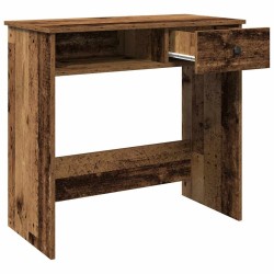 Bureau style vieux bois 80x40x75 cm bois d'ingénierie 