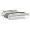 Cadre de lit extra long sans matelas 180x210 cm bois massif pin 