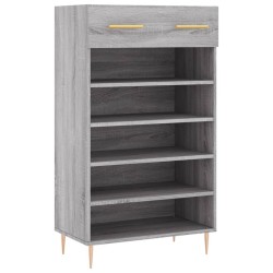 Armoire à chaussures sonoma gris 60x35x105 cm bois d'ingénierie 