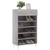 Armoire à chaussures sonoma gris 60x35x105 cm bois d'ingénierie 