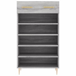 Armoire à chaussures sonoma gris 60x35x105 cm bois d'ingénierie 