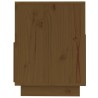Meuble TV Marron miel 140x37x50 cm Bois de pin massif 