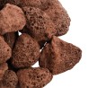 Roches volcaniques 25 kg rouge 3-5 cm 
