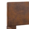 Cadre de lit sans matelas marron similicuir 120x200 cm 