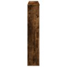 Cadre de cheminée chêne fumé 100x20x100 cm bois d'ingénierie 