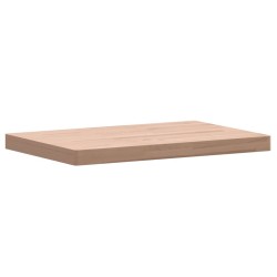 Dessus de table 60x40x4 cm rectangulaire bois massif de hêtre 