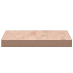 Dessus de table 60x40x4 cm rectangulaire bois massif de hêtre 