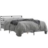 Cadre de lit sans matelas sonoma gris 135x190 cm 