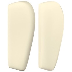 Tête de lit avec oreilles Crème 83x23x78/88 cm Similicuir 