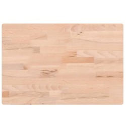 Comptoir de salle de bain 60x40x4 cm bois massif de hêtre 