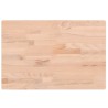 Comptoir de salle de bain 60x40x4 cm bois massif de hêtre 