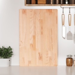 Planche à découper 60x40x4 cm bois massif de hêtre 