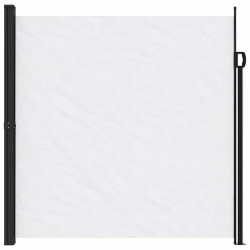 Auvent latéral rétractable blanc 200x500 cm 