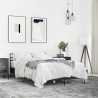 Cadre de lit sans matelas noir 135x190 cm 