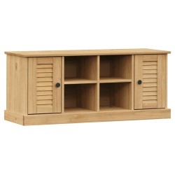 Banc à chaussures VIGO 106x35x45 cm bois massif de pin 
