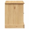 Banc à chaussures VIGO 106x35x45 cm bois massif de pin 