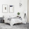Cadre de lit sans matelas chêne marron 135x190 cm 