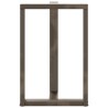 Pieds de table de bar en T, 2 pièces, noir, 60 x 35 x (90-91) cm, acier 