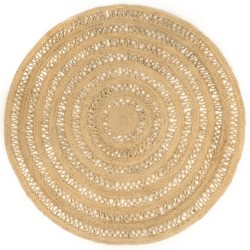 Tapis fait à la main Jute tressée 240 cm 