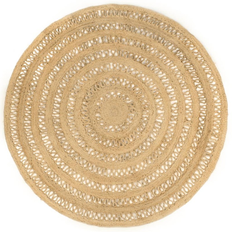 Tapis fait à la main Jute tressée 240 cm 