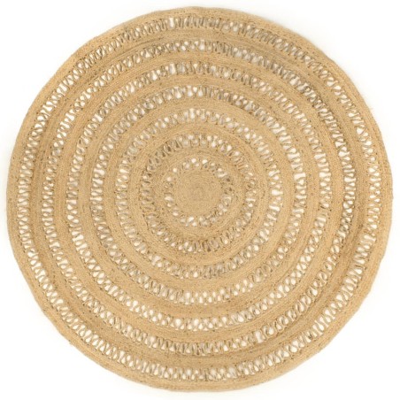 Tapis fait à la main Jute tressée 240 cm 