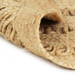 Tapis fait à la main Jute tressée 240 cm 