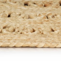 Tapis fait à la main Jute tressée 240 cm 