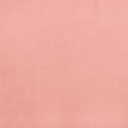 Matelas de lit à ressorts ensachés rose 100x210x20 cm velours 