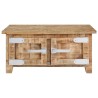 Table basse 67x67x30 cm Bois de manguier massif 