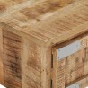 Table basse 67x67x30 cm Bois de manguier massif 
