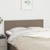 Têtes de lit 2 pcs Taupe 72x5x78/88 cm Tissu 