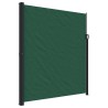 Auvent latéral rétractable vert foncé 220x600 cm 
