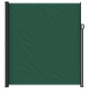 Auvent latéral rétractable vert foncé 220x600 cm 