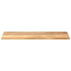 Dessus de table 160x50x3,8cm rectangulaire bois massif manguier 