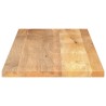 Dessus de table 160x50x3,8cm rectangulaire bois massif manguier 