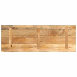 Dessus de table 160x50x3,8cm rectangulaire bois massif manguier 