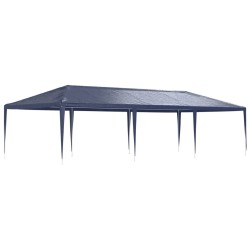 Tente de réception 4x9 m bleu 