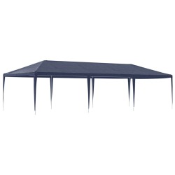 Tente de réception 4x9 m bleu 