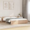 Cadre de lit sans matelas bois massif 160x200 cm 