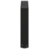 Pieds de table basse en U, 2 pièces, noir, 40 x (30-31) cm, acier 