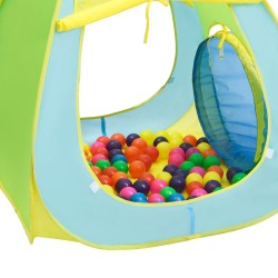 Tente de jeu pour enfants avec 100 balles Multicolore 