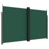 Auvent latéral rétractable vert foncé 200x600 cm 