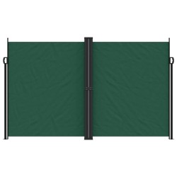 Auvent latéral rétractable vert foncé 200x600 cm 