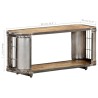 Meuble TV 90x30x40 cm Bois de manguier massif 